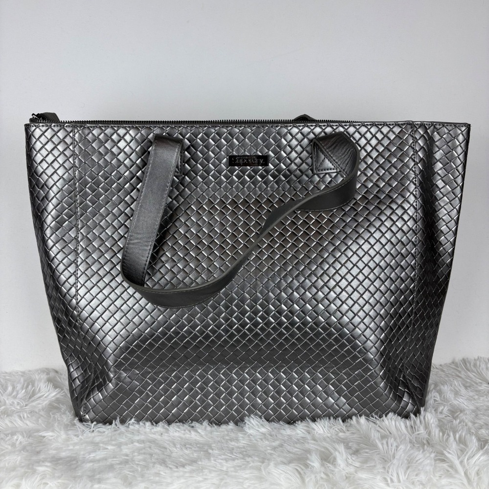 Superdry Tote Bag Metallic Gunmetal